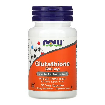 Glutatión 500 mg 30 cápsulas vegetales de Now Foods NOW Foods NOW-00175 Antioxidantes salud.bio