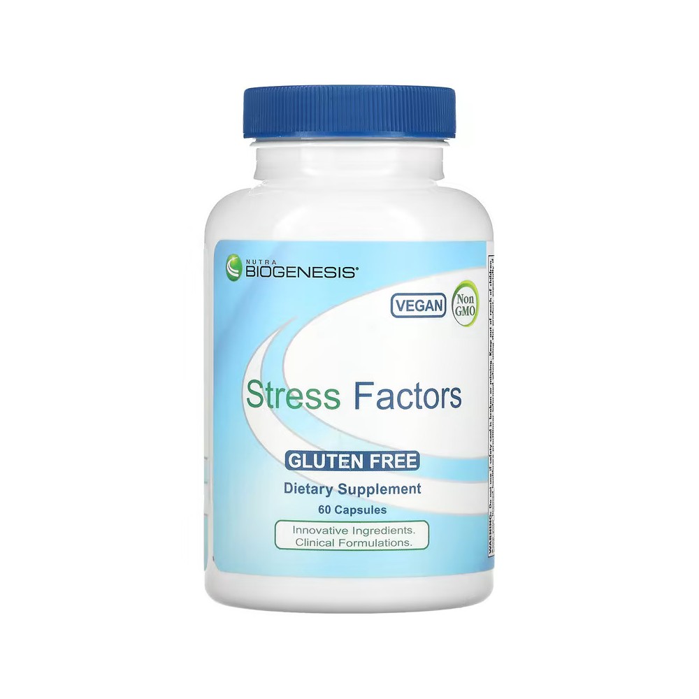 Factores de estrés 60 cápsulas (Producto descontinuado) Nutra BioGenesis Nutra BioGenesis NBG-10268 Estados emocionales, ansi...