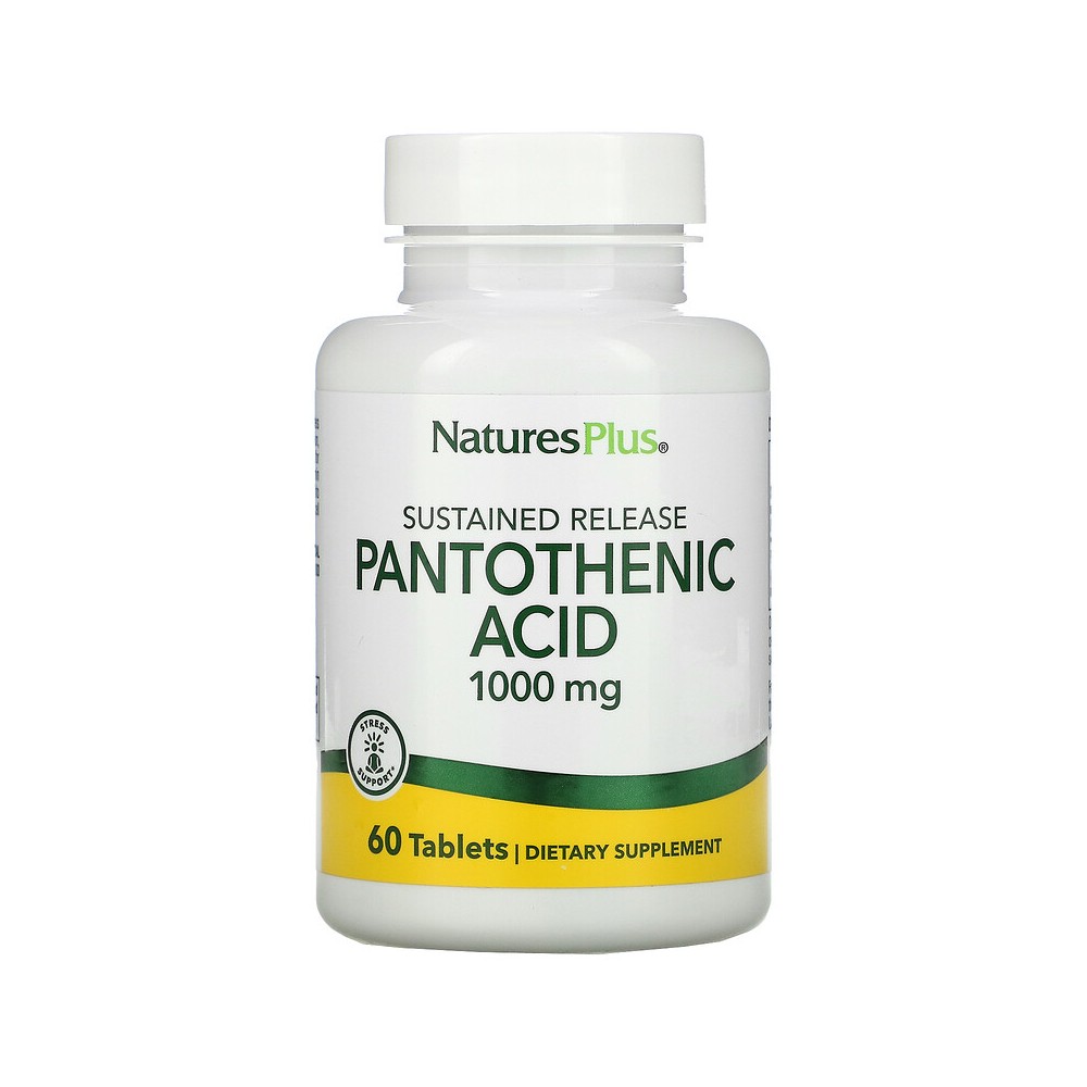 Ácido Pantoténico (Vitamina B5) 1.000mg 60 Comprimidos de NaturesPlus NaturesPlus NAP-02060 Vitamina B salud.bio