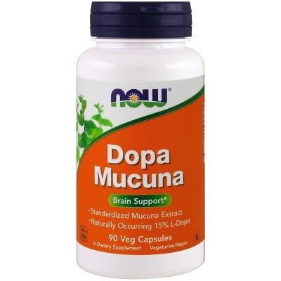 L-Dopa Mucuna, 90 cápsulas vegetales de Now Foods NOW Foods NOW-03092 Estados emocionales, ansiedad, estrés, depresión, relax...