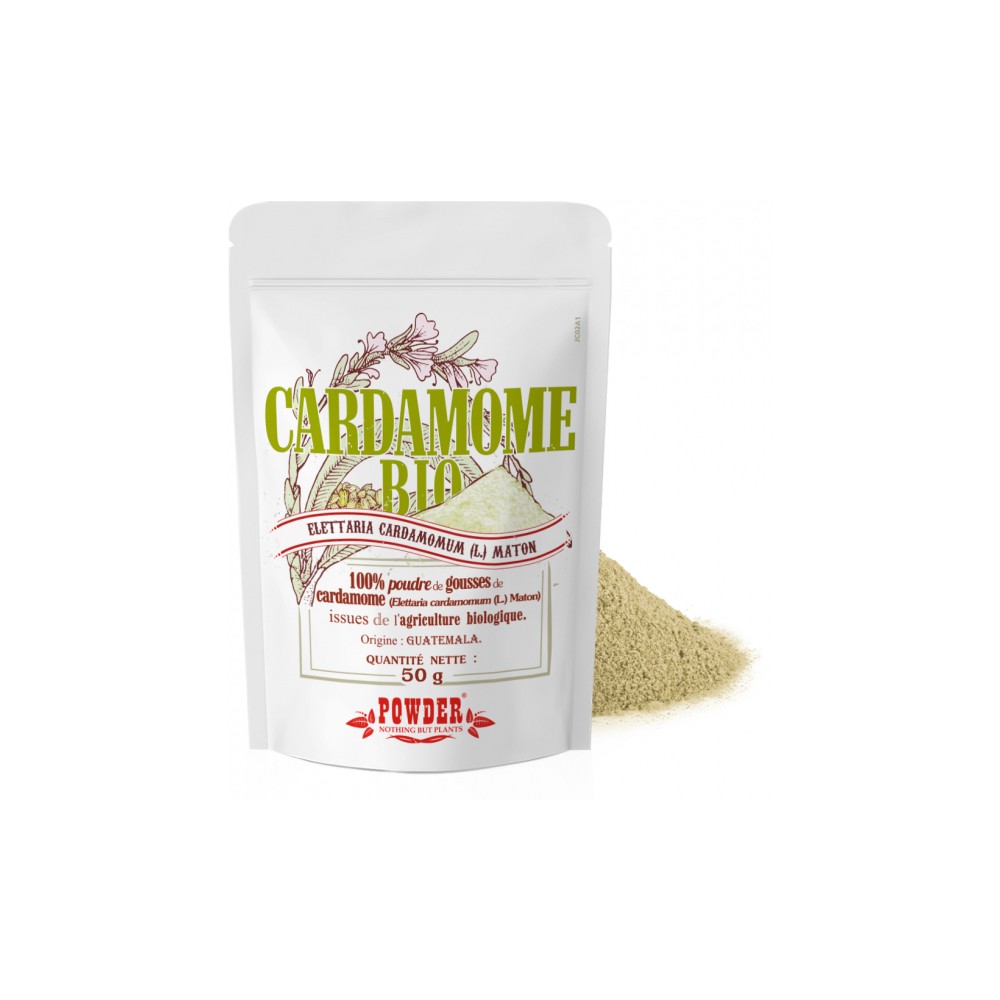 Cardamomo ecológico en polvo 50g de Anastore Bio Anastore JC-02 Plantas Medicinales salud.bio