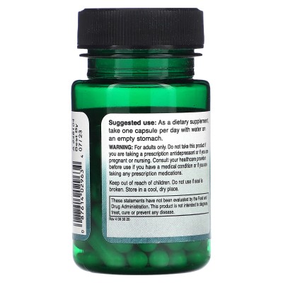 5-HTP, 200 mg, (Ayuda a tu sistema nervioso) 60 cápsulas de Swanson Swanson SWV-02963 Estados emocionales, ansiedad, estrés, ...