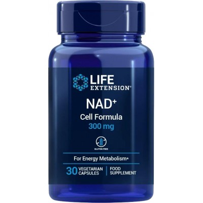 NAD+ Cell Formula Regenerador, Nicotinamide Riboside 300 mg, de Life Extension Life Extension 02344EU Antioxidantes salud.bio