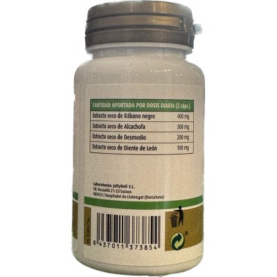 Hepabell 60 cápsulas de Jellybell JellyBell JB-0101 Higado y sistema hepatobiliar salud.bio