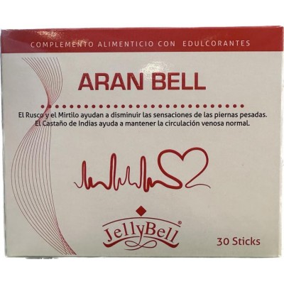 ARAN BELL (piernas pesadas) 30 Stick de Jellybell JellyBell JB-0131 Sistema circulatorio salud.bio