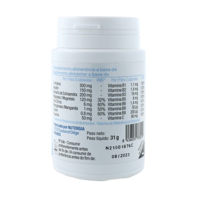 Ergystress sistema nervioso 60 cápsulas de Nutergia Nutergia NUT-73325 Estados emocionales, ansiedad, estrés, depresión, rela...