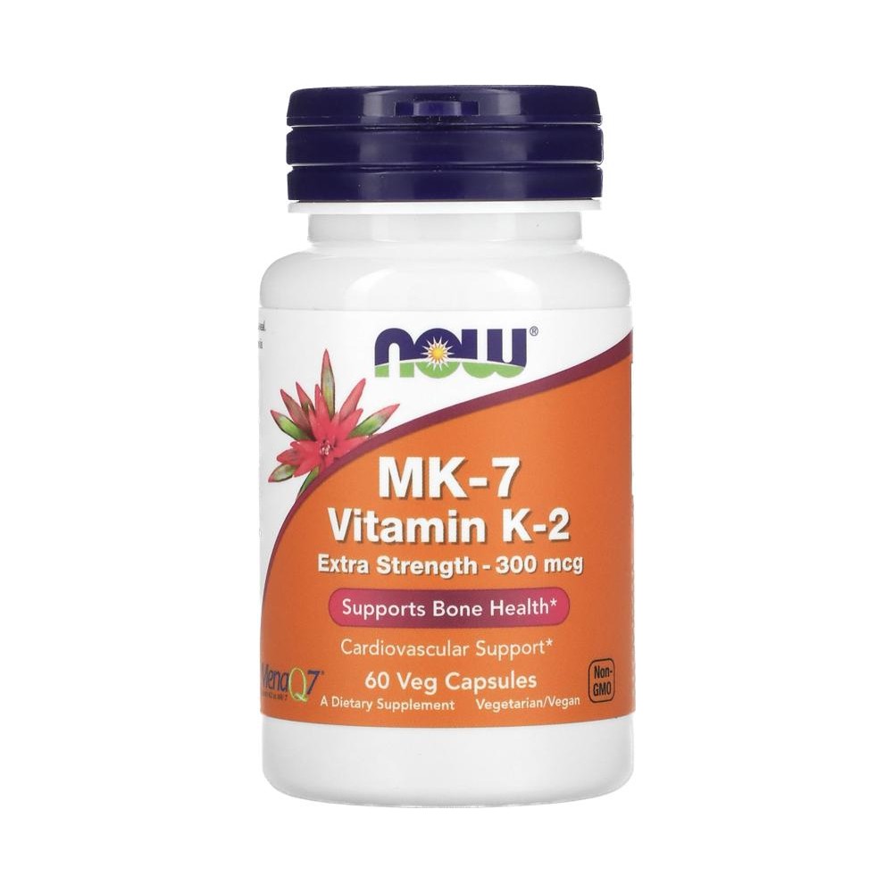 MK-7 Vitamina K-2 , 300 mcg, 60 cápsulas vegetales de NOW Foods NOW Foods NOW-00994 Vitamina A y D salud.bio