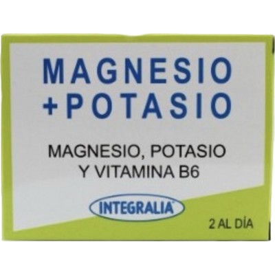 Magnesio + Potasio 60 cápsulas de Integralia INTEGRALIA GEN-481 Articulaciones, Huesos, Tendones y Musculos, componen el Apar...