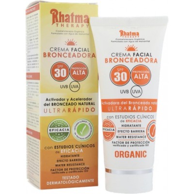 Crema facial bronceadora spf30 de Rhatma Rhatma Therapy JEN-86062 Cosmética Natural salud.bio