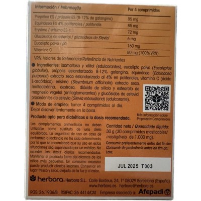 Propolactiv Plus 30 Comprimidos de Herbora Herbora HER-H23201 Inicio salud.bio