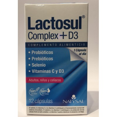 Lactosul Complex + D3 Natysal  Inicio salud.bio