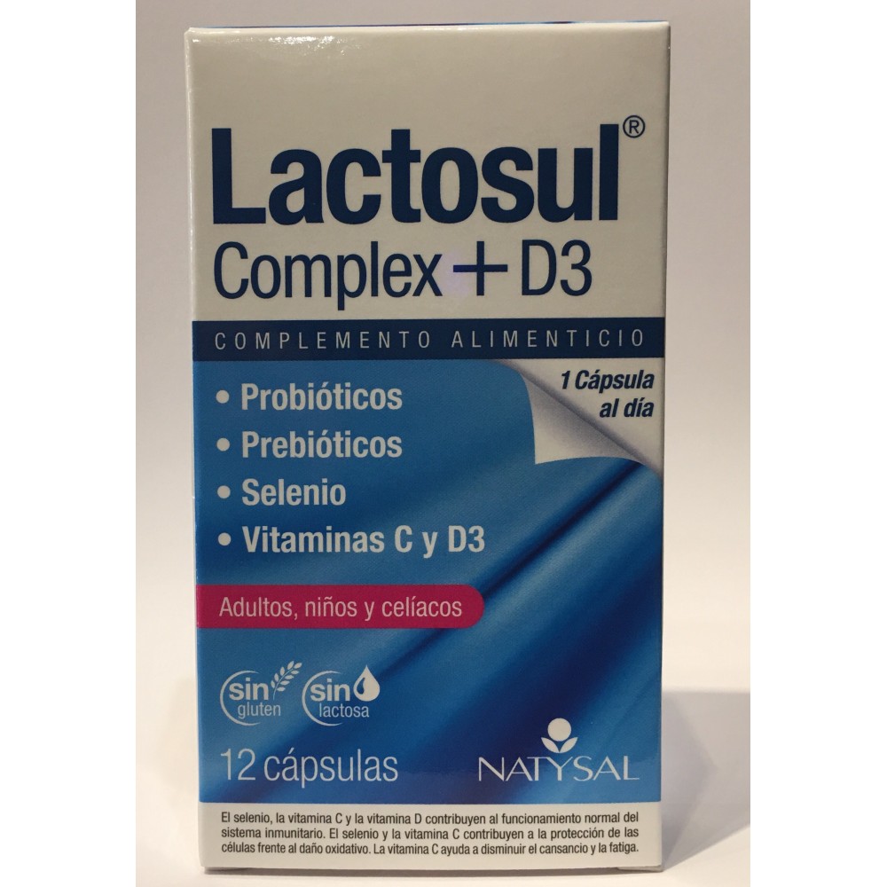 Lactosul Complex + D3 Natysal  Inicio salud.bio