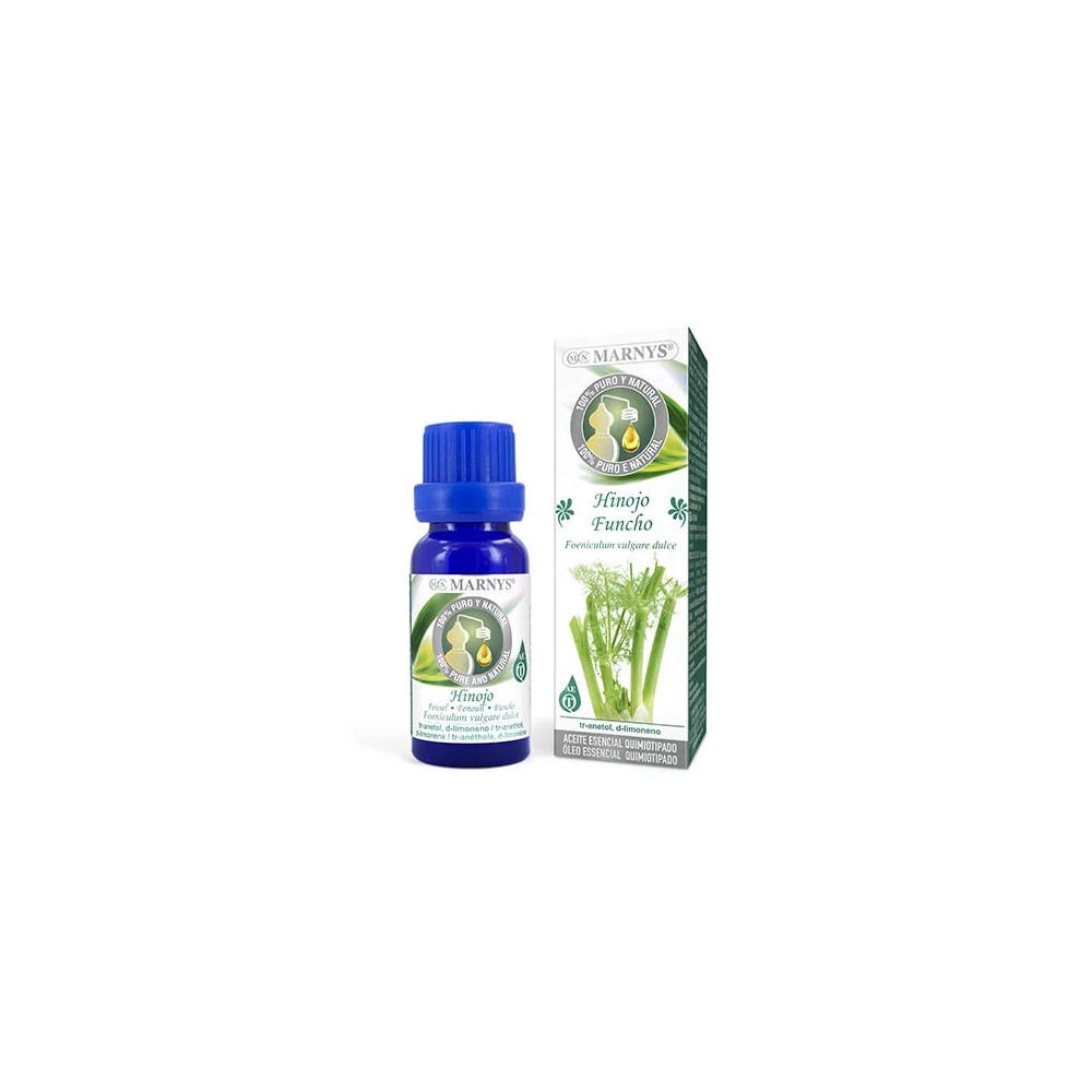 Aceite esencial de Hinojo Quimiotipado 15ml de MARNYS Marnys MAR-AA006 Aceites esenciales uso interno salud.bio