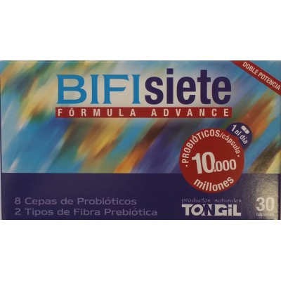 BIFISIETE Formula advance 30 cápsulas de TonGil Tongil B19 Ayudas aparato Digestivo salud.bio