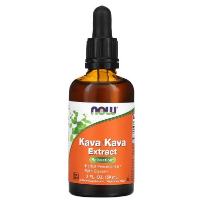 Extracto de kava kava, 59 ml (2 oz) de Now Foods NOW Foods NOW-04893 Estados emocionales, ansiedad, estrés, depresión, relax ...