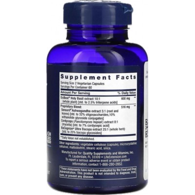 Adrenal Energy Formula, Fórmula de energía suprarrenal, 120 cápsulas vegetales de Life Extension Life Extension LEX-16300 Can...