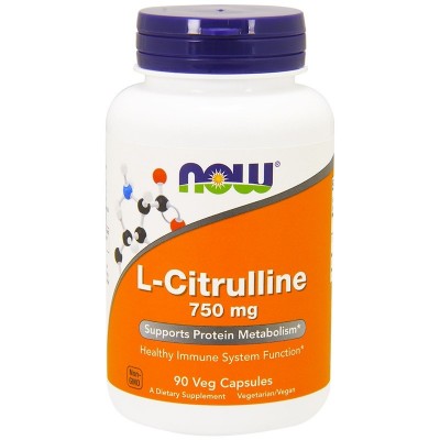 L-Citrulina, 750 mg, 90 cápsulas vegetarianas de Now Foods NOW Foods NOW-00083 Aminoácidos salud.bio