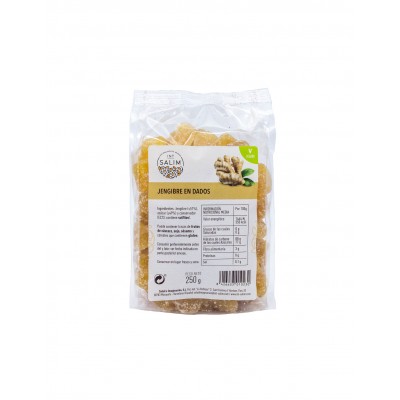 Jengibre en dados 250g de INT-SALIM ECO-SALIM SAL-01023 Super Alimentos salud.bio