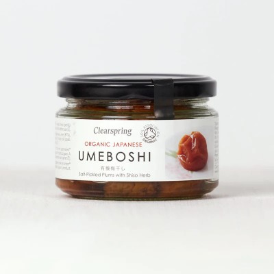 Ciruelas Umeboshi japonesas orgánicas 200g BIO de Clearspring Clearspring CLE-98003 Super Alimentos salud.bio