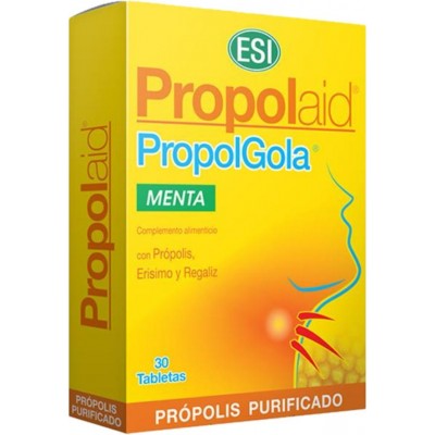 Propolaid Propolgola Menta 30 Comprimidos de ESI® ESI 21011101 Acción benéfica garganta y pecho salud.bio