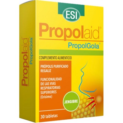Propolaid Propolgola Jengibre 30 Comprimidos de ESI® ESI ESI-21011250 Acción benéfica garganta y pecho salud.bio