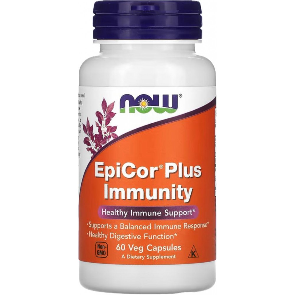 EpiCor PLUS immunity 60 cápsulas vegetales de Now Foods NOW Foods NOW-03037 Sistema inmunitario salud.bio
