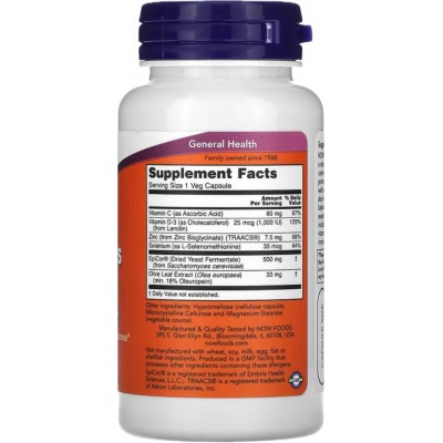 EpiCor PLUS immunity 60 cápsulas vegetales de Now Foods NOW Foods NOW-03037 Sistema inmunitario salud.bio