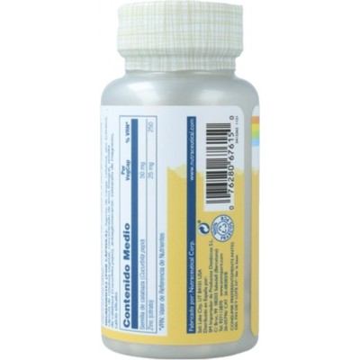 Zinc citrate 60 VegCaps. Sin gluten. Apto para veganos SOLARAY 4710 Sistema inmunitario salud.bio