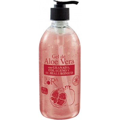 Gel aloe vera con Granada 99% Puro 500 ml de derbós Derbós DER-181 Cosmética Natural salud.bio