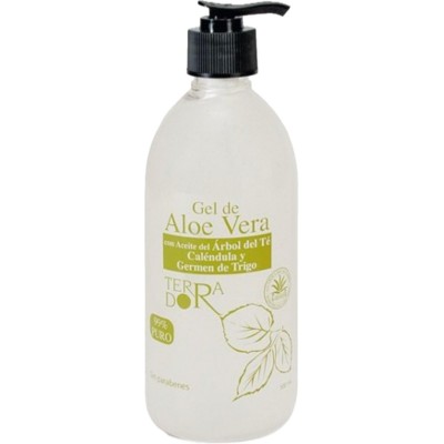 Gel aloe vera y árbol de té 500 ml de derbós Derbós DER-117 Cosmética Natural salud.bio