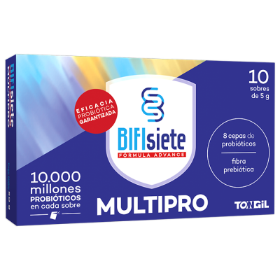 BIFISIETE Fórmula Advance 10 sobres 10.000Mlls de TonGil Tongil B20 Ayudas aparato Digestivo salud.bio
