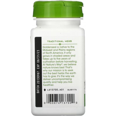 Sello de oro, 400 mg, 100 cápsulas vegetales de Nature's Way Nature`s Way NWY-13700 Sistema inmunitario salud.bio