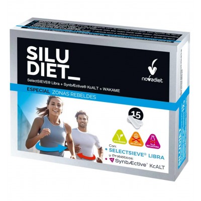 SILUDIET zonas rebeldes 15 cápsulas de Novadiet Novadiet NOV-56131 Control de Peso salud.bio