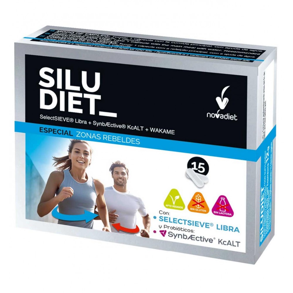 SILUDIET zonas rebeldes 15 cápsulas de Novadiet Novadiet NOV-56131 Control de Peso salud.bio