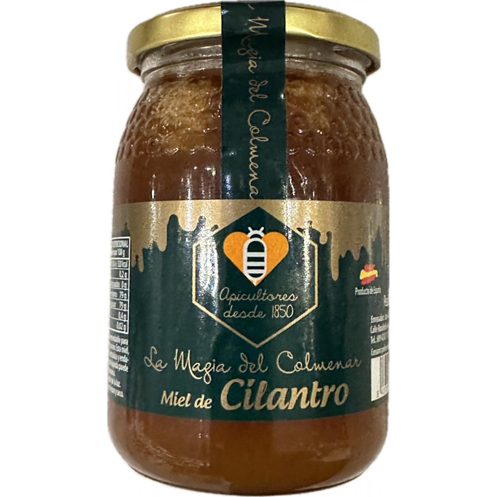 Miel de Cilantro 500gr. de La Magia del Colmenar La Magia del colmenar MAG-23948 Miel, Polen, Jalea Real, Propolis salud.bio
