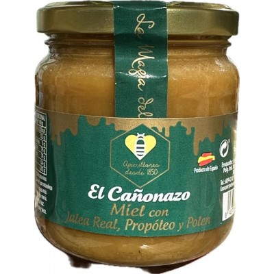 El Cañonazo Miel con Jalea Real Propóleo y Polen d La Magia del colmenar MAG-23980 Miel, Polen, Jalea Real, Propolis salud.bio