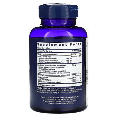 Refuerzo para la salud una vez al día, 60 cápsulas blandas de Life Extension Life Extension LEX-22916 Antioxidantes salud.bio