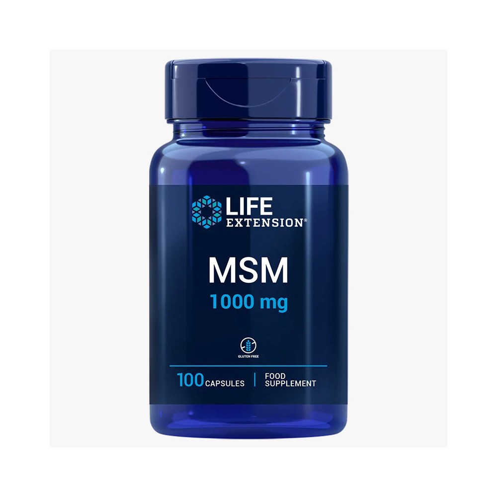 MSM, Suplemento de metilsulfonilmetano, 3000 mg, 100 cápsulas (1000 mg por cápsula) de Life Extension Life Extension 00451EU ...