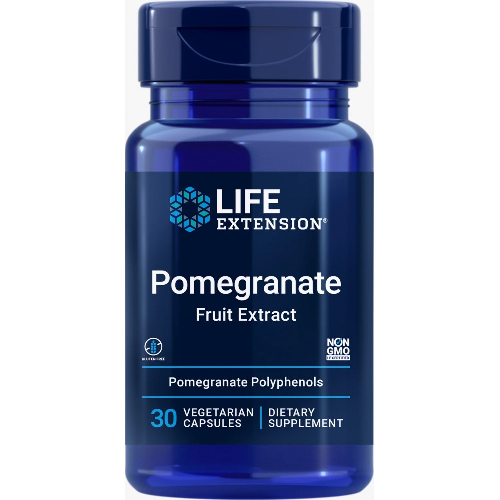 Granada extracto (Pomegranate Fruit Extract) de Life Extension Life Extension 00956EU Ayuda control Tension salud.bio