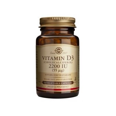 VITAMINA D3 2200 UI (55mcg.) de Solgar SOLGAR  Vitamina A y D salud.bio