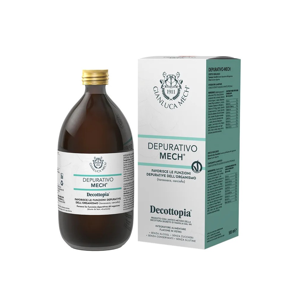 Depurativo Antartico 500ml Decottopia de Gianluca Mech HerboFarm GIA-95001 Higado y sistema hepatobiliar salud.bio
