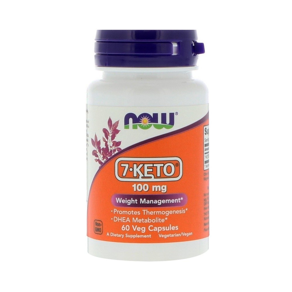 7-KETO, 100 mg, 60 cápsulas vegetales de Now Foods NOW Foods NOW-03013 Termogénicos, Energético (Activadores Metabólicos) sal...