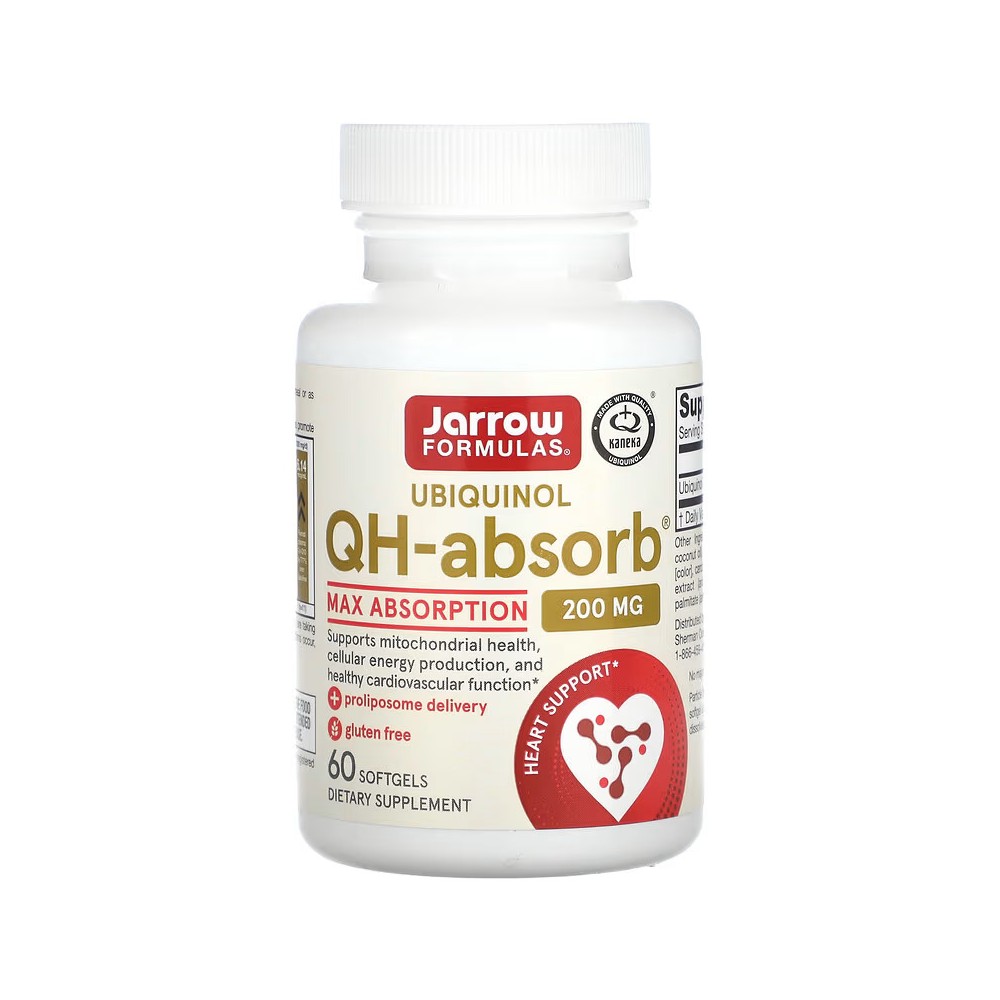 Ubiquinol, QH-Absorb, 200 mg, 30 ó 60 cápsulas blandas de Jarrow Formulas Jarrow Formula  Antioxidantes salud.bio