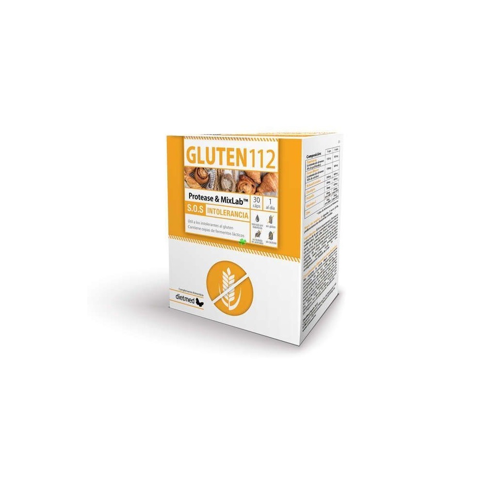 GLUTEN 112 de Dietmed Dietmed 9999000000163 Ayudas aparato Digestivo salud.bio