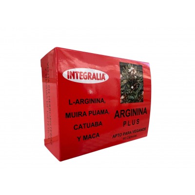 Arginina Plus 60 Cápsulas de Integralia INTEGRALIA INT-54378 Salud Sexual y Fertilidad salud.bio