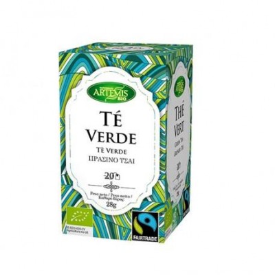 Té Verde infusion 20 bolsitas BIO de Artemis Artemis ART-31002 Té  salud.bio