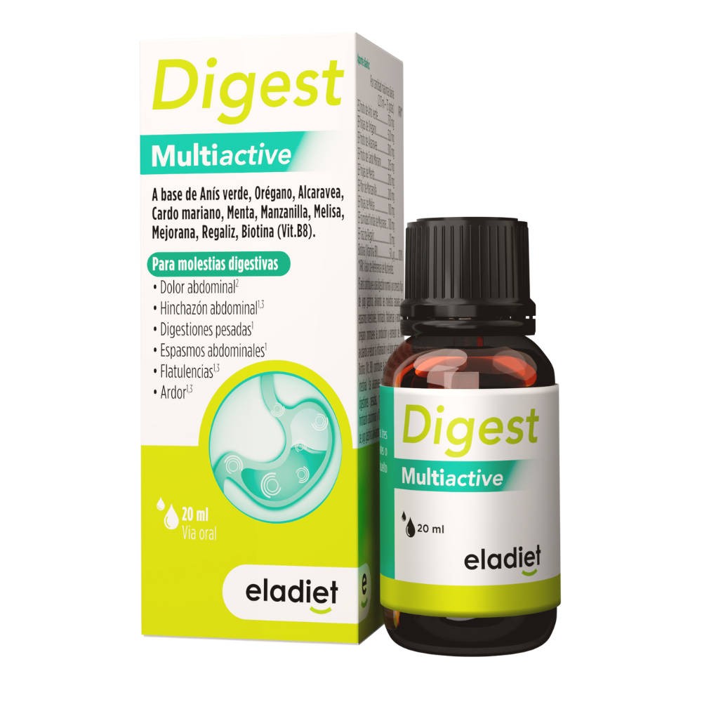 DIGEST Multiactive 20ml de Eladiet ELADIET Elaborados Dieteticos, s.a. ELA-21794 Ayudas aparato Digestivo salud.bio