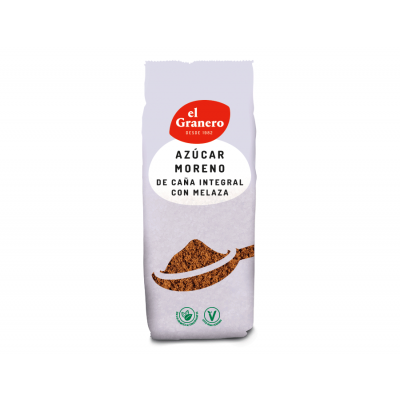 Azúcar Moreno Integral de Caña con Melaza, 1 Kg de El Granero El Granero ELG-01049 Alimentación salud.bio