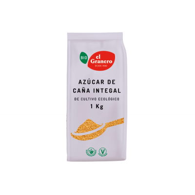 Azúcar Moreno Integral de Caña BIO 1Kg Sin Melaza de El Granero El Granero ELG-04802 Alimentación salud.bio
