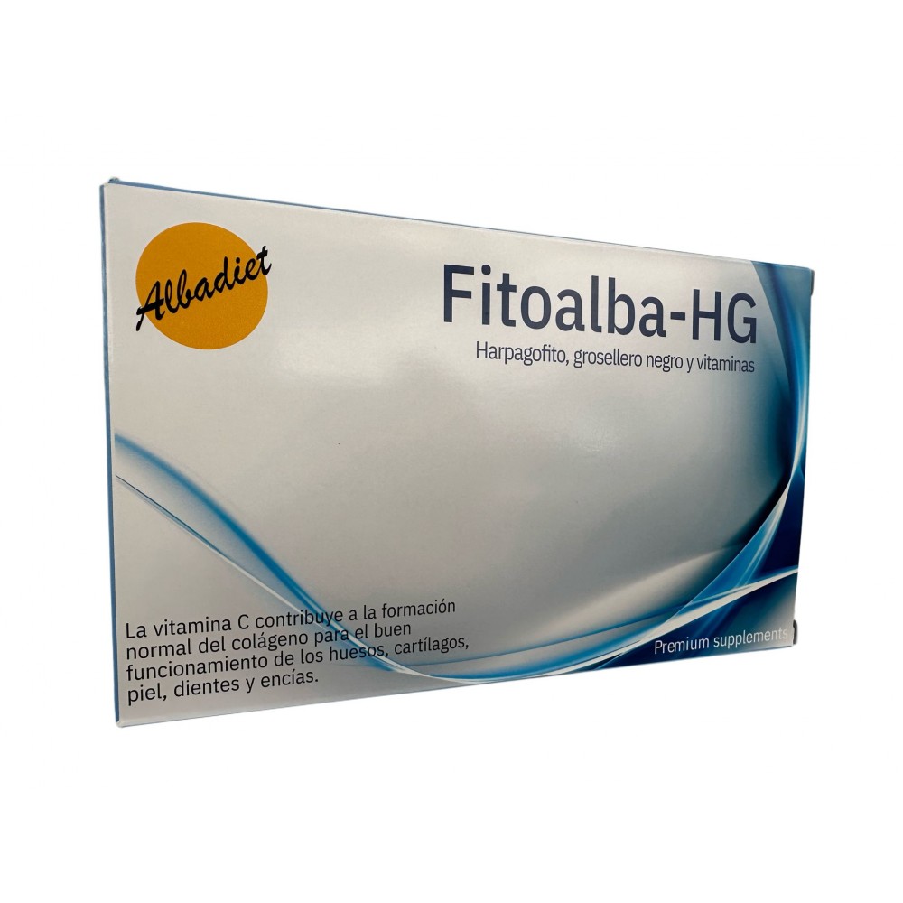 Fitoalba-HG Harpagocito, grosellero negro y vitaminas 20 viales de Albadiet Espadiet ALB-11002 Suplementos Naturales acción A...